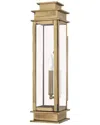 Livex Lighting 1-light Antique Brass Outdoor Wall Lantern In Gold