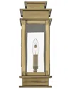 Livex Lighting 1-light Antique Brass Outdoor Wall Lantern In Gold