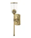 Livex Lighting 1-light Antique Brass Single Sconce In Metallic