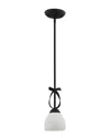 Livex Lighting 1-light Black Mini Pendant In Black