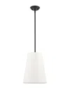 Livex Lighting 1-light Black Pendant In Black
