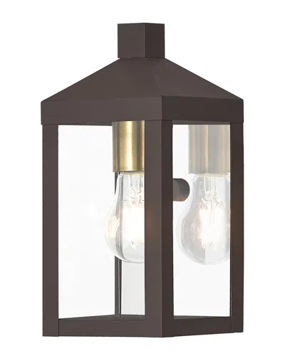 Livex Lighting 1-light Bronze Outdoor Wall Lantern