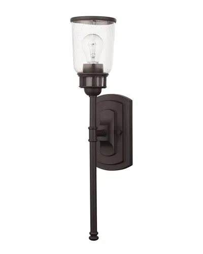 Livex Lighting 1-light Bronze Single Sconce