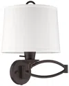 Livex Lighting 1-light Bronze Swing Arm Wall Lamp