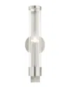 Livex Lighting 1-light Brushed Nickel Ada Single Sconce In Metallic