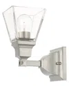 Livex Lighting 1-light Brushed Nickel Sconce
