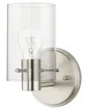 Livex Lighting 1 Light Brushed Nickel Single Sconce