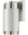 Livex Lighting 1 Light Brushed Nickel Small Outdoo