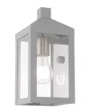 Livex Lighting 1-light Nordic Gray Outdoor Wall Lantern In Gray