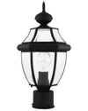 Livex Lighting 1-light Outdoor Post Top Lantern In Black