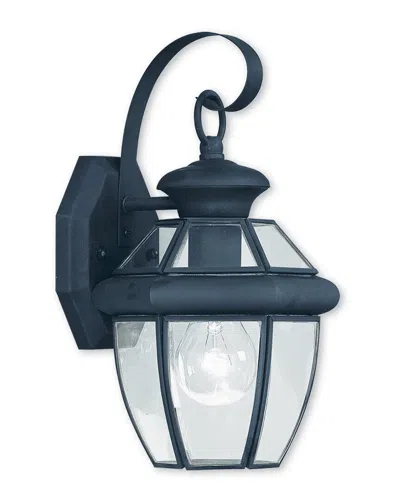 Livex Lighting 1-light Outdoor Wall Lantern In Black
