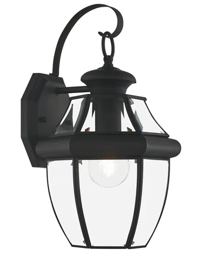 Livex Lighting 1-light Outdoor Wall Lantern In Black