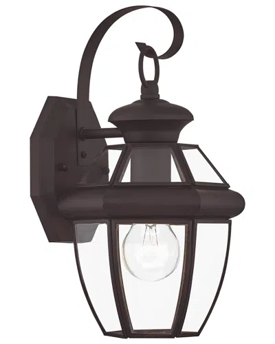 Livex Lighting 1-light Outdoor Wall Lantern In Gold