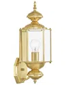 Livex Lighting 1-light Outdoor Wall Lantern In Gold