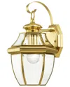 Livex Lighting 1-light Outdoor Wall Lantern In Gold