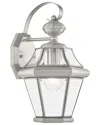 Livex Lighting 1-light Outdoor Wall Lantern In Silver