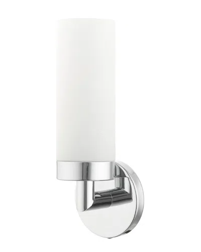 Livex Lighting 1-light Polished Chrome Ada Single Sconce In Metallic
