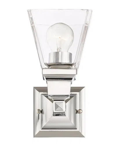 Livex Lighting 1-light Polished Chrome Sconce