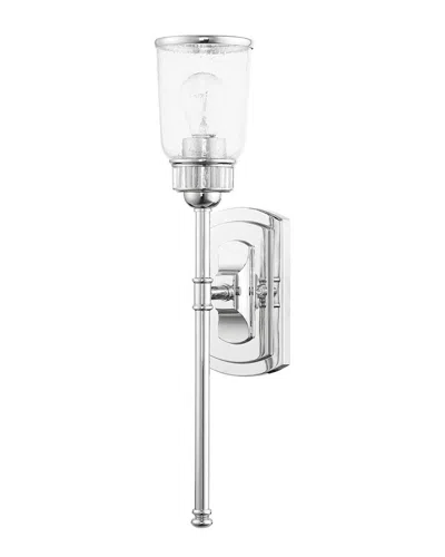 Livex Lighting 1-light Polished Chrome Single Sconce In Metallic