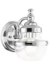 Livex Lighting 1-light Polished Chrome Vanity Sconce