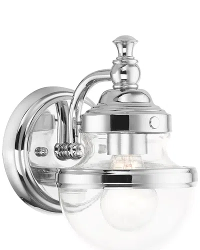 Livex Lighting 1-light Polished Chrome Vanity Sconce