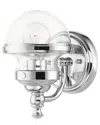 Livex Lighting 1-light Polished Chrome Vanity Sconce