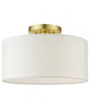 Livex Lighting 1-light Semi Flush