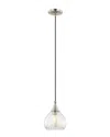 Livex Lighting 1-light Single Pendant In Silver