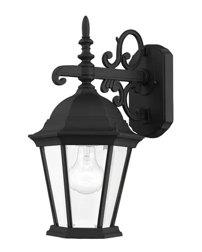 Livex Lighting 1-light Textured Black Outdoor Wall Lantern