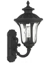 Livex Lighting 1 Light Textured Black Small Up Outdoor Wall Lantern In Black
