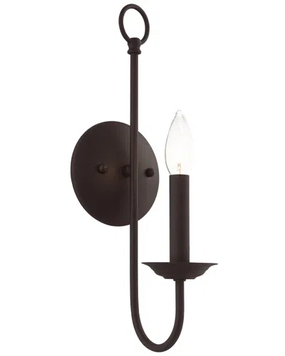 Livex Lighting 1-light Wall Sconce In Brown