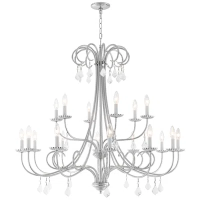 Livex Lighting 18 Light Polished Chrome Foyer Chandelier