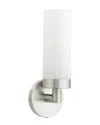 Livex Lighting 1-light Ada Single Sconce In Silver