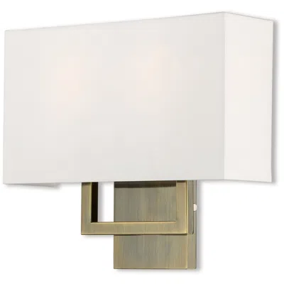 Livex Lighting 2 Light Ada Wall Sconce In White