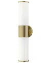 Livex Lighting 2 Light Antique Brass Ada Vanity Sconce In Gold