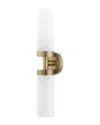 Livex Lighting 2-light Antique Brass Ada Vanity Sconce In Metallic