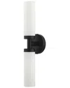 Livex Lighting 2-light Black Ada Vanity Sconce In Black