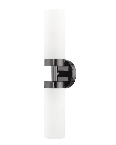 Livex Lighting 2-light Black Chrome Ada Vanity Sconce