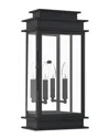 Livex Lighting 2-light Black Outdoor Wall Lantern In Black