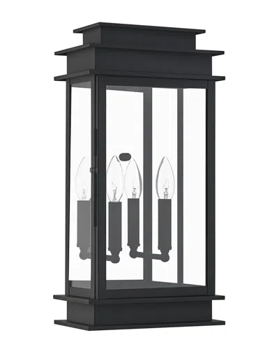 Livex Lighting 2-light Black Outdoor Wall Lantern