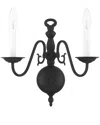 Livex Lighting 2-light Black Sconce
