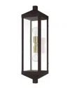 Livex Lighting 2-light Bronze Outdoor Wall Lantern In Bronze