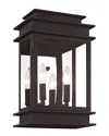 Livex Lighting 2-light Bronze Outdoor Wall Lantern In Bronze