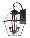Livex Lighting Livex Westover 2-light Bronze Outdoor Wall Lantern In Bronze