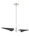 Livex Lighting 2 Light Brushed Nickel Linear Chandelier