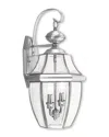 Livex Lighting 2-light Outdoor Wall Lantern In Silver