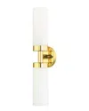 Livex Lighting 2-light Polished Brass Ada Vanity Sconce In Metallic