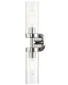 Livex Lighting 2 Light Polished Chrome Ada Vanity Sconce In Metallic