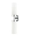 Livex Lighting 2-light Polished Chrome Ada Vanity Sconce In Metallic