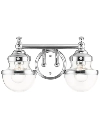 Livex Lighting 2-light Polished Chrome Vanity Sconce